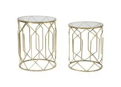 2 Pöydän Setti Glam 42, Kulta