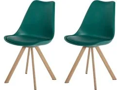 2-tuolin Sarja Notio Living Lecce, Vihreä