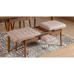 4-osainen Kalustesarja Kalune Design Vina, Ruskea/vaaleanpunainen -NORE Kalusteet Myymälä 4 osainen kalustesarja kalune design vina ruskeavaaleanpunainen 4b80b netistai reference