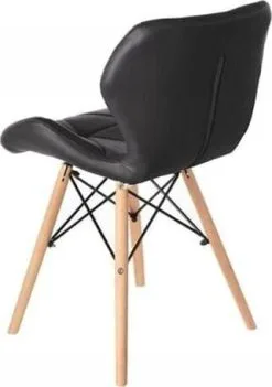 4-tuolisetti Lago, Musta/vaaleanruskea -NORE Kalusteet Myymälä 4 tuolisetti lago mustavaaleanruskea baede osta reference