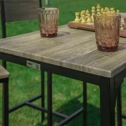 5-osainen Keittiökalustesarja SoBuy OGT14-N, Ruskea -NORE Kalusteet Myymälä 5 osainen keittiokalustesarja sobuy ogt14 n ruskea 6867c netistai reference