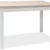 Signal Meble Adam DSB Pöytä, 60x100 Cm, Vaalea Tammi / Valkoinen