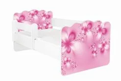 Amila ALEX 24 Lasten Sänky Patjalla, 140x70 Cm Ja Irrotettavalla Suojakaiteella