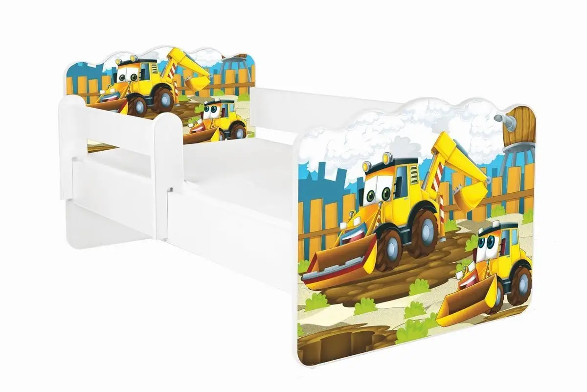 Amila ALEX 38 -lastensänky, 160 X 80 Cm, Sis. Patjan Ja Turvalaidan 1 Amila ALEX 38 -lastensänky, 160 X 80 Cm, Sis. Patjan Ja Turvalaidan