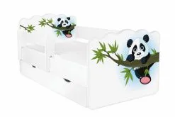 Amila ALEX 4 Sänky Patjalla 140x70 Cm, Vuodevaatelaatikko Ja Irrotettava Suojakaide