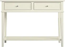 Ameriwood Home Franklin, Konsolipöytä, Valkoinen
