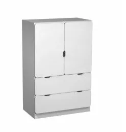 Amila Ami B -kaappi, 125 X 80 X 45 Cm, Valkoinen