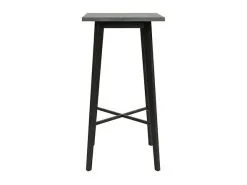 Black Red White Baaripöytä BRW Barker, Tummanharmaa/musta