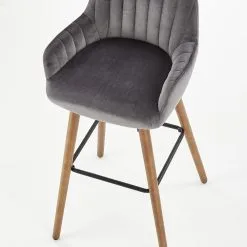 Halmar Baarituoli H93, Harmaa / Tammi -NORE Kalusteet Myymälä baarituoli h93 harmaa tammi 1d3dd netistai reference