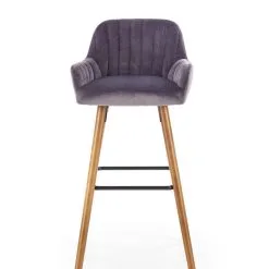 Halmar Baarituoli H93, Harmaa / Tammi -NORE Kalusteet Myymälä baarituoli h93 harmaa tammi e4417 osta reference