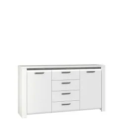 Forte Brugia-I-senkki, Valkoinen-valkoinen Korkeakiiltoinen-tummanharmaa