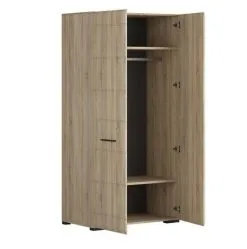 Black Red White BRW Fever 2D -vaatekaappi, 100 X 55 C 200 Cm, Tammi 6 Black Red White BRW Fever 2D -vaatekaappi, 100 X 55 C 200 Cm, Tammi -NORE Kalusteet Myymälä brw fever 2d vaatekaappi 100 x 55 7d451 netistai reference