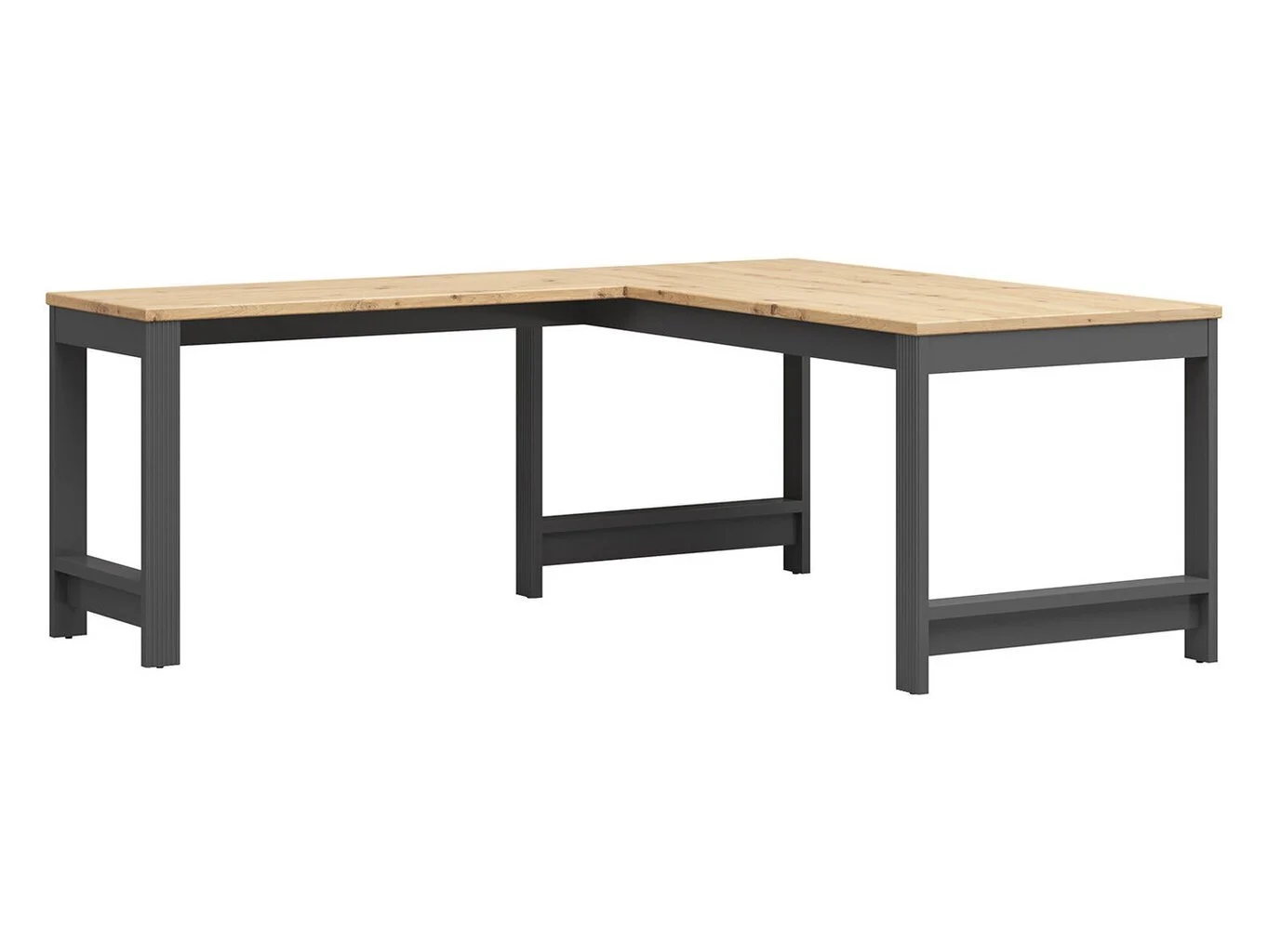 Black Red White BRW Jasmin Pöytä Ruskea/harmaa 2 Black Red White BRW Jasmin Pöytä Ruskea/harmaa - Image 2