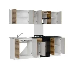 Black Red White BRW Junona Line 230 Keittiön Kalustesarja Kodinkoneilla, Valkoinen -NORE Kalusteet Myymälä brw junona line 230 keittion kalustesarja kodinkoneilla 21fa8 halvempi reference