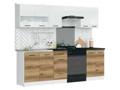 Black Red White BRW Junona Line 240 -keittiökalusteet, Valkoinen/vaaleanruskea -NORE Kalusteet Myymälä brw junona line 240 keittiokalusteet valkoinenvaaleanruskea f6a98 palaute reference