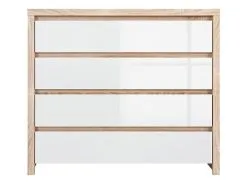 Black Red White BRW Kaspian 4S -senkki, 105 X 40,5 X 92 Cm, Tammi / Valkoinen