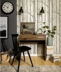 Black Red White BRW Nepo Plus Kampauspöytä 1K1S, Ruskea