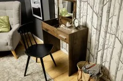 Black Red White BRW Nepo Plus Kampauspöytä 1K1S, Ruskea -NORE Kalusteet Myymälä brw nepo plus kampauspoyta 1k1s ruskea 677aa palaute reference