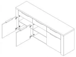 Forte Calpe-lipasto, 189 Cm, Sonoma Tammi -NORE Kalusteet Myymälä calpe lipasto 189 cm sonoma tammi 37c74 palaute reference