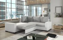 NORE Canis Universaali Kulmasohva, Musta/harmaa -NORE Kalusteet Myymälä canis universaali kulmasohva mustaharmaa 36737 netistai reference