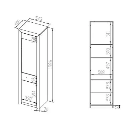 ML Meble Castel 04 / S Vitriini. 2 ML Meble Castel 04 / S Vitriini. - Image 2
