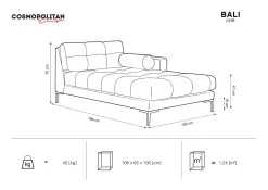 Cosmopolitan Design Bali Sohva, Tummanpunainen/kullanvärinen. -NORE Kalusteet Myymälä cosmopolitan design bali sohva tummanpunainenkullanvarinen 010af osta reference