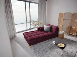 Cosmopolitan Design Bali Sohva, Tummanpunainen/kullanvärinen. -NORE Kalusteet Myymälä cosmopolitan design bali sohva tummanpunainenkullanvarinen beb41 palaute reference