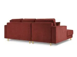 Cosmopolitan Design Fano Kulmasohva, Punainen/kulta. -NORE Kalusteet Myymälä cosmopolitan design fano kulmasohva punainenkulta 964d0 netistai reference