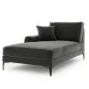 Mazzini Sofas Couture Mazzini Sohvat Madara, Tummanharmaa/musta