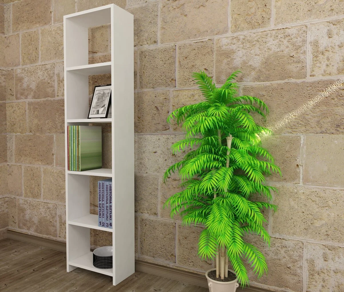 Erillinen Hylly Kalune Design Göksu D, Valkoinen 4 Erillinen Hylly Kalune Design Göksu D, Valkoinen - Image 4