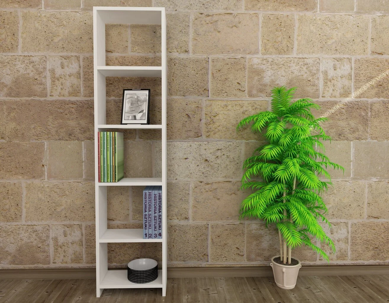 Erillinen Hylly Kalune Design Göksu D, Valkoinen 2 Erillinen Hylly Kalune Design Göksu D, Valkoinen - Image 2