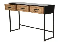 Eteispöytä Hanoi, Musta/ruskea -NORE Kalusteet Myymälä eteispoyta hanoi mustaruskea 192af netistai reference