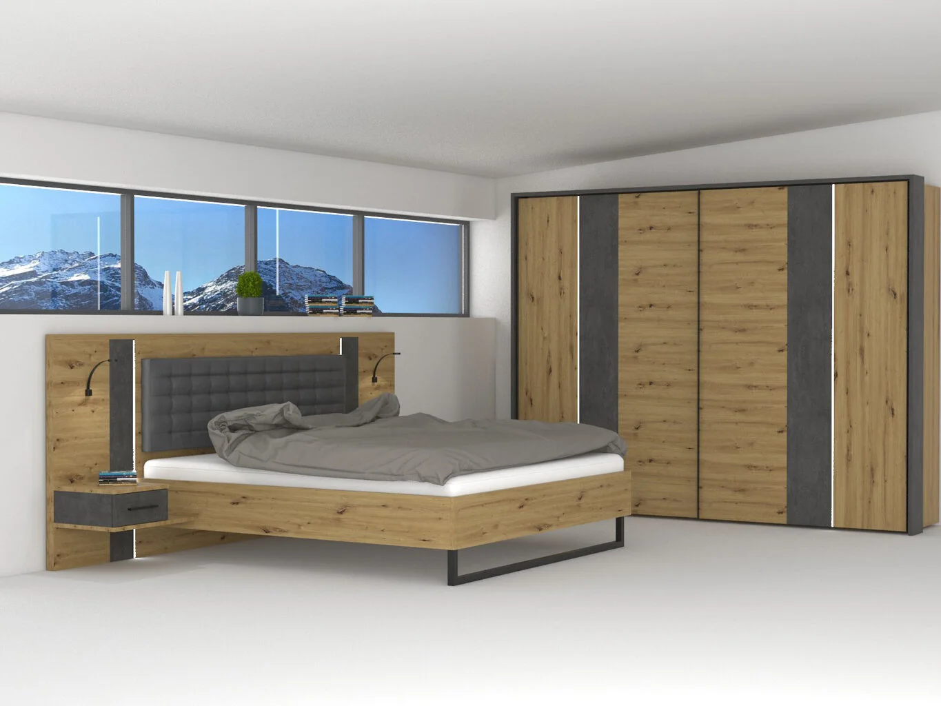 Forte Fossano Kaappi IRQS12313B, Ruskea 2 Forte Fossano Kaappi IRQS12313B, Ruskea - Image 2