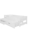 ADRK Furniture Lastensänky Fraga, 200 X 90/192 X 90 Cm, Valkoinen