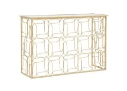 Glam-sivupöytä, Kultainen / Musta