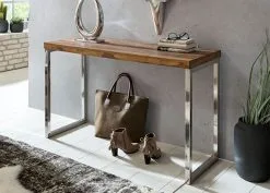 Guna Eteispöytä, Ruskea/hopea -NORE Kalusteet Myymälä guna eteispoyta ruskeahopea f2f8f netistai reference