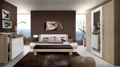 Forte Helen Vaatekaappi, Sonoma Tammi/valkoinen -NORE Kalusteet Myymälä helen vaatekaappi sonoma tammivalkoinen af112 hinta reference