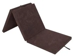 Hobbygarden Ben XL Taitettava Patja, 195x80 Cm, Tummanruskea