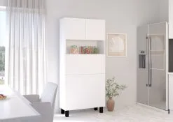 Homi, Valkoisen Värinen Muunneltava Kaappi - Tietokonepöytä -NORE Kalusteet Myymälä homi valkoisen varinen muunneltava kaappi tietokonepoyta e69df netistai reference