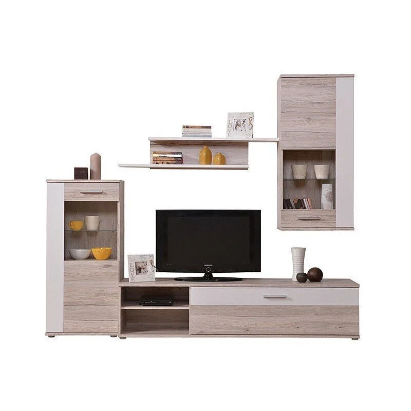 Hot Shot Hot Sand -tv-kalustekokonaisuus, Sand Tammi-valkoinen 1 Hot Shot Hot Sand -tv-kalustekokonaisuus, Sand Tammi-valkoinen