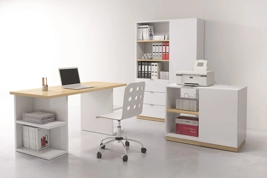 Black Red White Hylly Denton 100, Valkoinen/tammi 6 Black Red White Hylly Denton 100, Valkoinen/tammi - Image 6