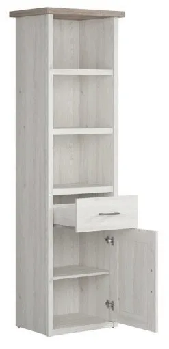 Black Red White Hylly JuZi 1D, Harmaa -NORE Kalusteet Myymälä hylly juzi 1d harmaa 38995 netistai reference