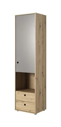 Hylly Laski Meble Kuki D, Ruskea/harmaa