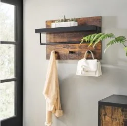 Hylly LWS031X01, Ruskea / Musta 7 Hylly LWS031X01, Ruskea / Musta -NORE Kalusteet Myymälä hylly lws031x01 ruskea musta 7c087 netistai reference