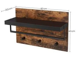 Hylly LWS031X01, Ruskea / Musta 9 Hylly LWS031X01, Ruskea / Musta -NORE Kalusteet Myymälä hylly lws031x01 ruskea musta 84d6e halvempi reference