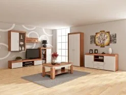 Meblocross Hylly Mamba, Ruskea/valkoinen. -NORE Kalusteet Myymälä hylly mamba ruskeavalkoinen add40 netistai reference