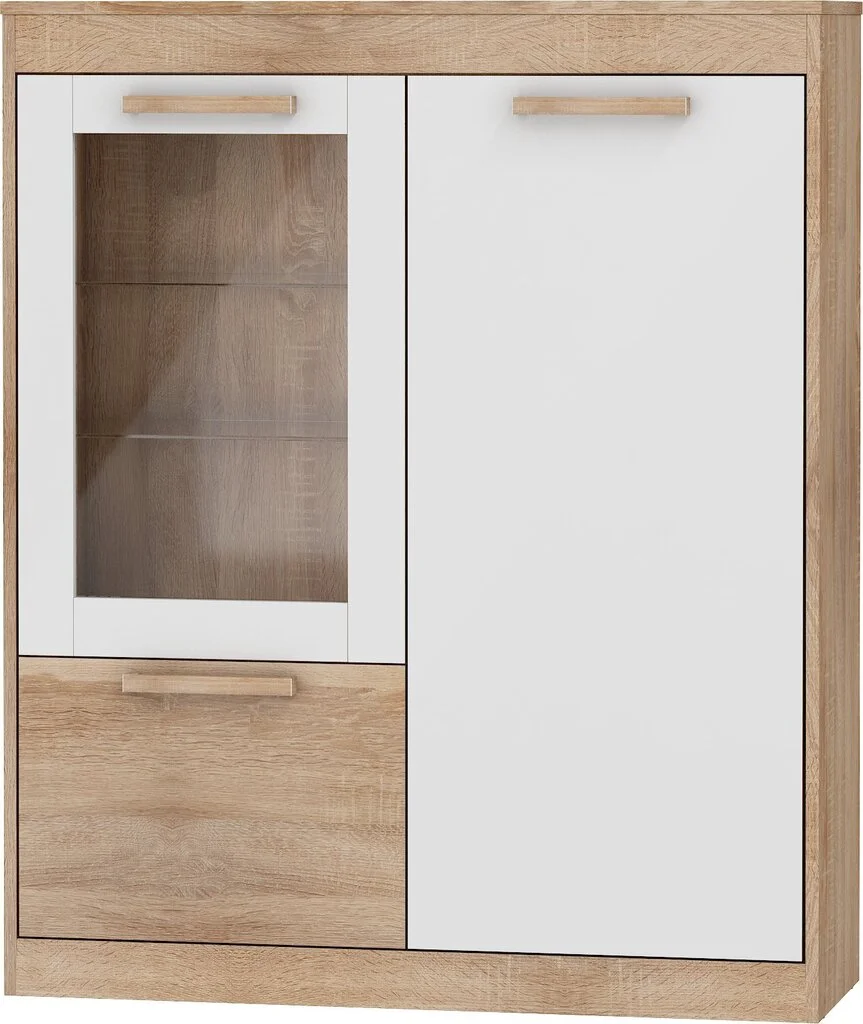 Meblocross Hylly Maximus N2DW, Tammi / Valkoinen. 1 Meblocross Hylly Maximus N2DW, Tammi / Valkoinen.