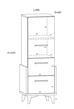 Hylly Meblocross Hey 01, Valkoinen/violetti 6 Hylly Meblocross Hey 01, Valkoinen/violetti -NORE Kalusteet Myymälä hylly meblocross hey 01 valkoinenvioletti dc245 netistai reference