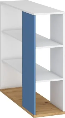 Hylly Meblocross Hey 05, Valkoinen/sininen