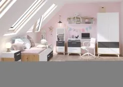 Hylly Meblocross Hey 12, Valkoinen / Tummanharmaa -NORE Kalusteet Myymälä hylly meblocross hey 12 valkoinen tummanharmaa f8931 netistai reference